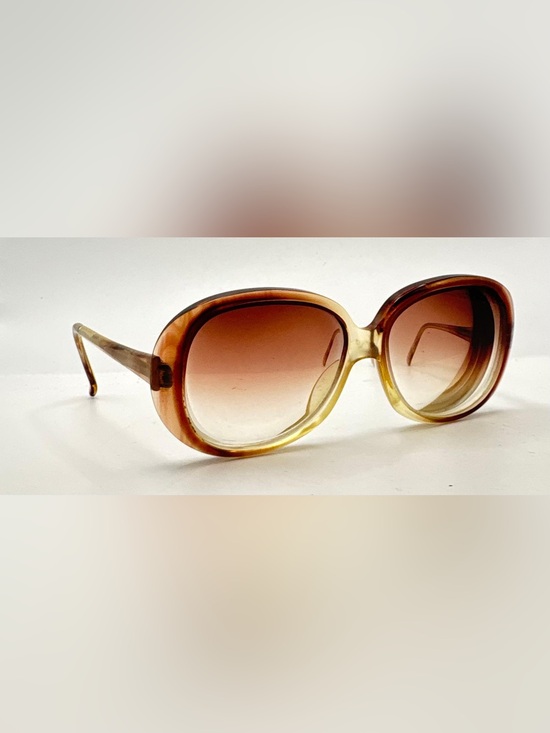 Accessories - Vintage Rodenstock Brown Translucent Oval Sunglasses Frames Only